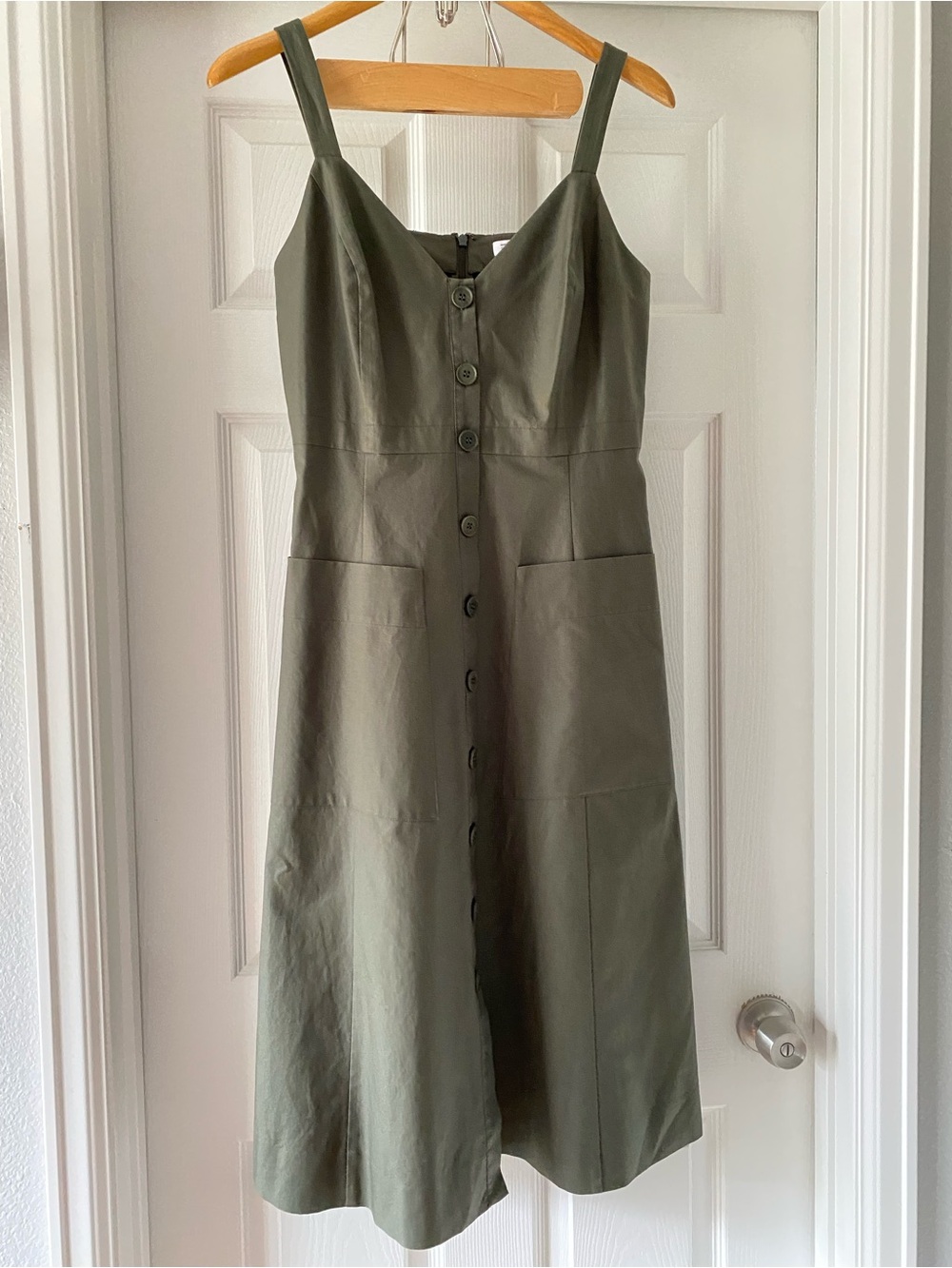 NORDSTROM SIGNATURE Patch Pocket Cotton Dress 6